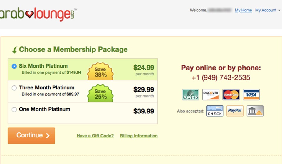 Pay packages