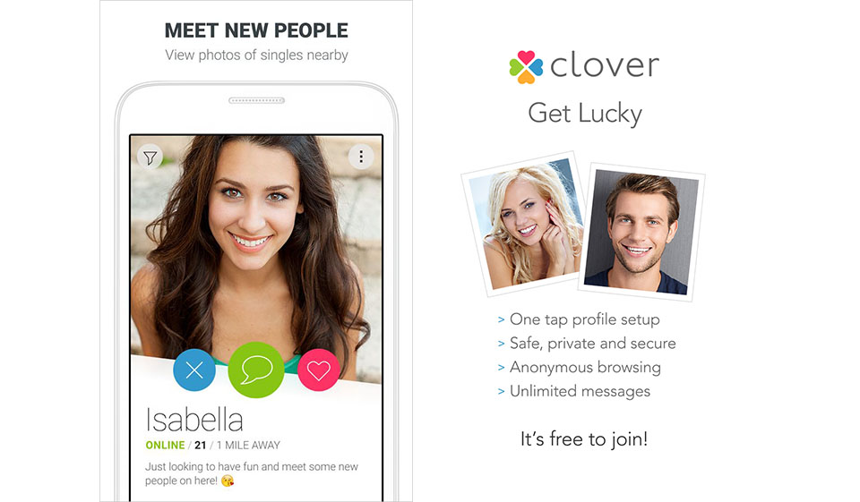 Is Clover dating app free?