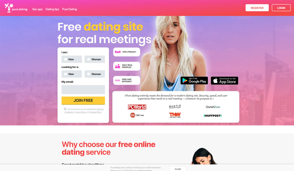 Pure dating app download android