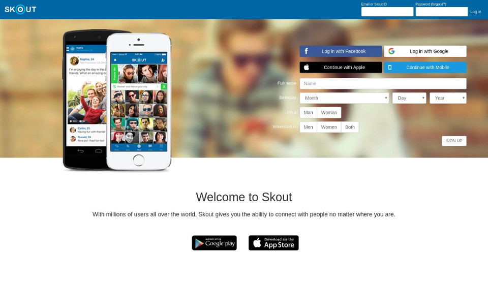 Skout, une application de rencontre quasiment gratuite