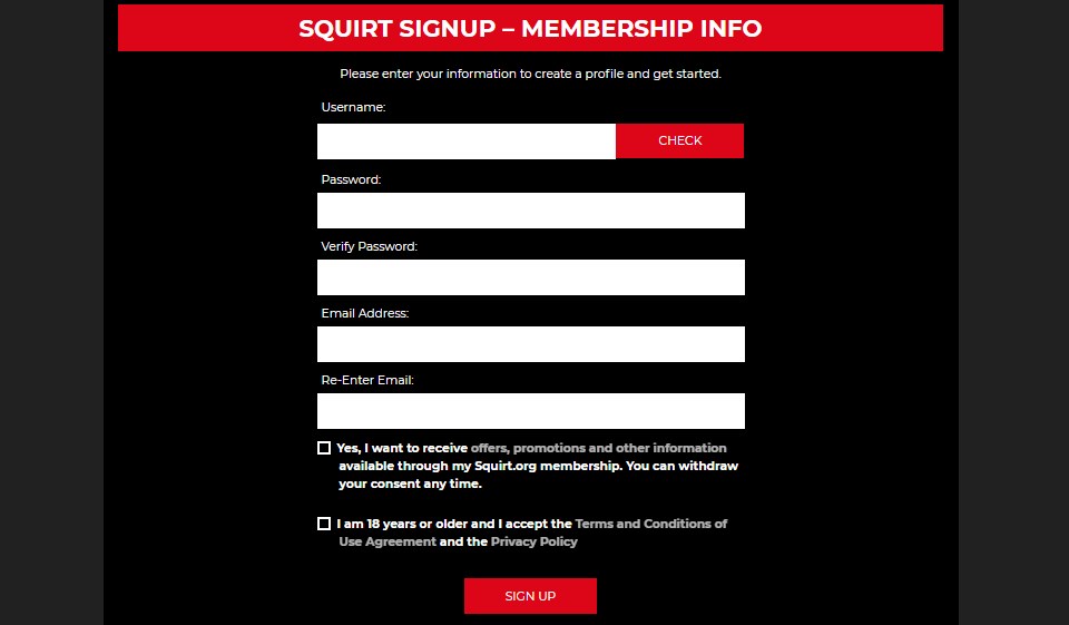 squirt gay free trial code