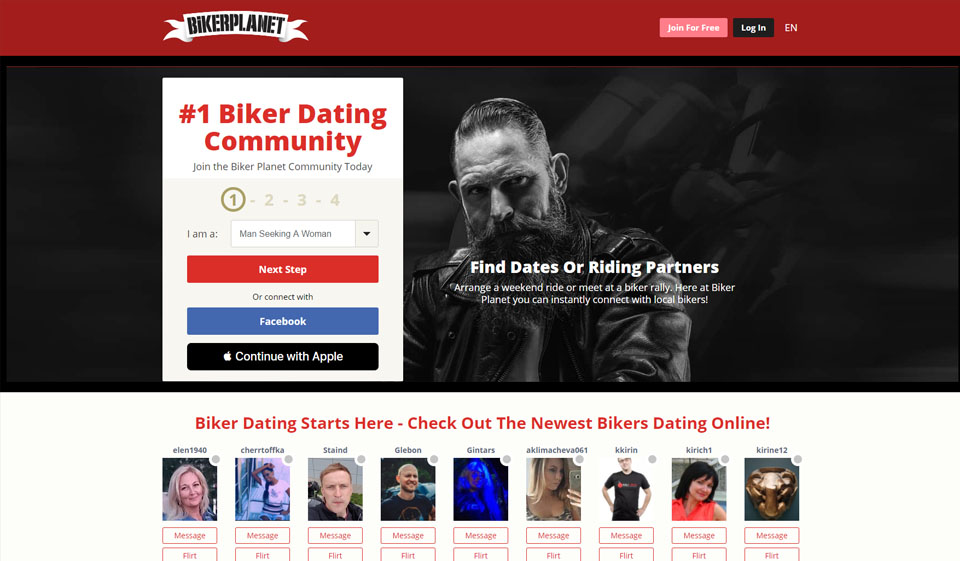 BikerPlanet Αναθεώρηση 2023: Καλύτερος ιστότοπος για να συναντήσετε τα τοπικά singles
