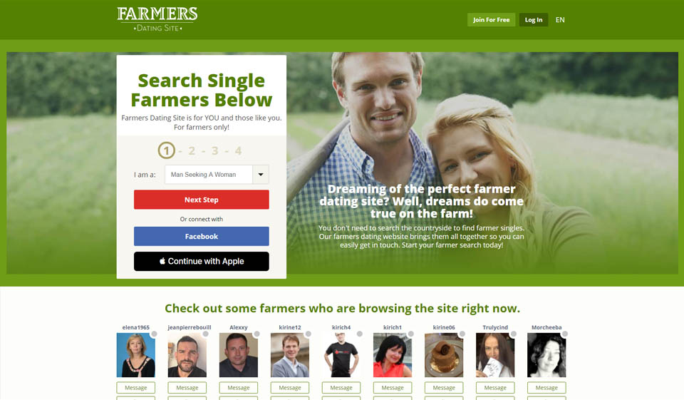 Farmers Revizuirea 2024: Cel mai bun site web pentru a satisface single-urile locale