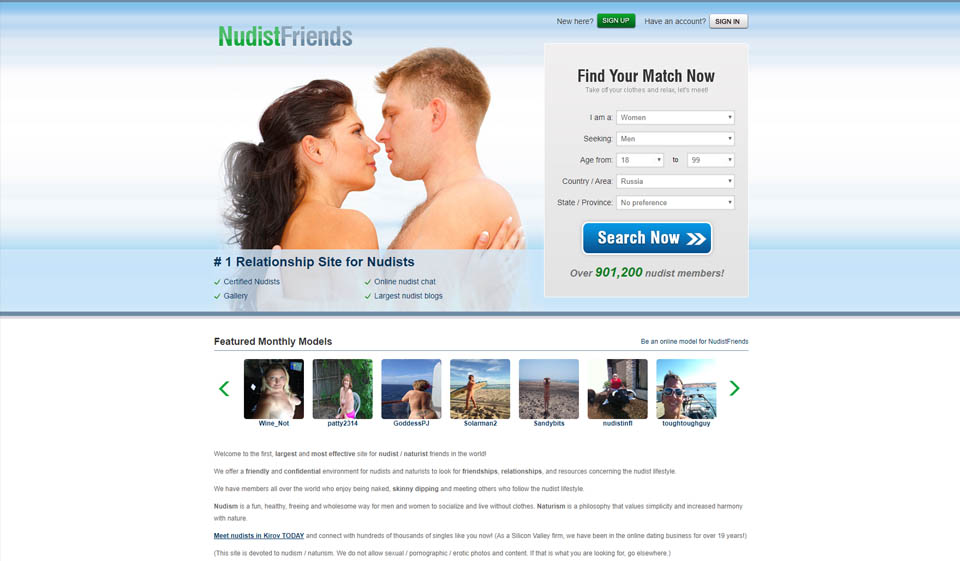 Nudist Friends Review 2023 – UNIQUE DATING OPPORTUNITIES OR SCAM?