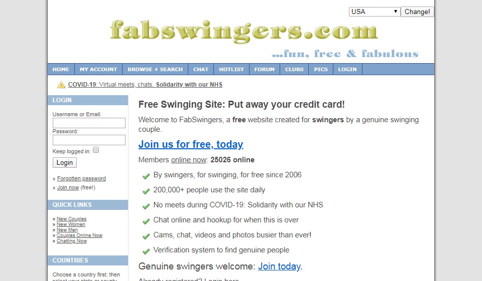 FabSwingers Review July 2022 – Is it Perfect or Scam?