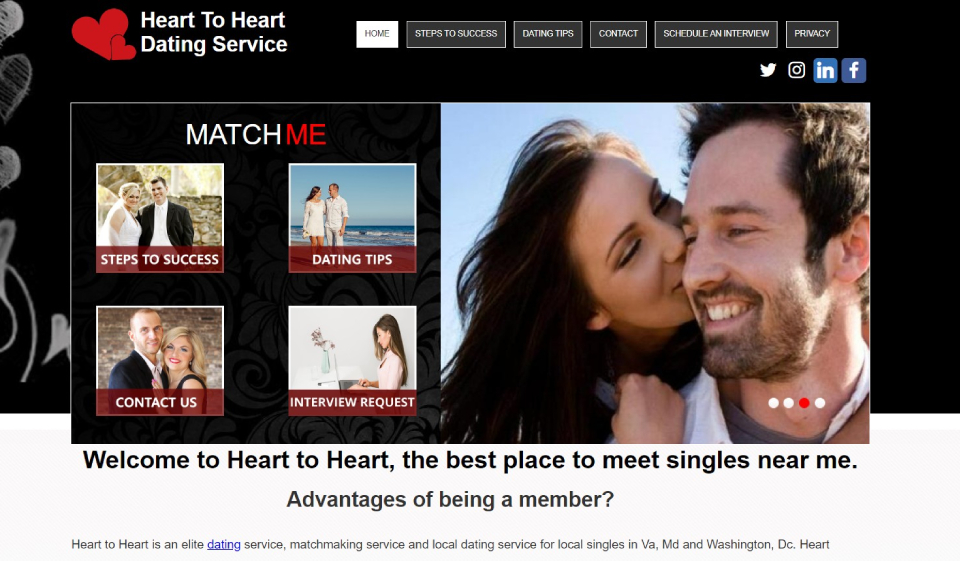 Heart to Heart OPINIÓN 2023: Mejor sitio web para conocer solteros locales